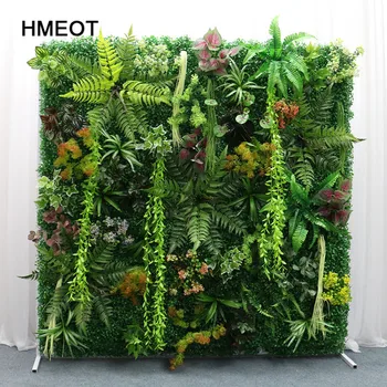 

Custom DIY artificial lawn Christmas wedding decor plants wall / hotel / store background / artificial grass wall home decor