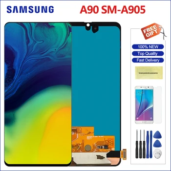 

Super Amoled Lcd for Samsung Galaxy A90 A905 A905F Lcd Display Touch Screen Digitizer Assesmbly For Samsung A905 A905F Lcds