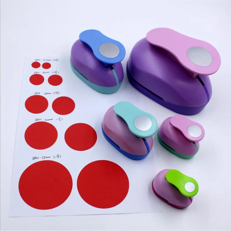 4pcs/lot 9- 38mm Circle Punch DIY Craft Hole Punch Paper Cutter  Scrapbooking Punches Embossing