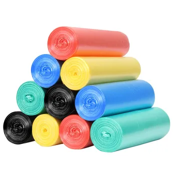 

2 Rolls 60pcs Point Broken Garbage Bags Storage Bag For Home Cleaning Tool Disposable Eco-Friendly Durable Waste Trash Bags