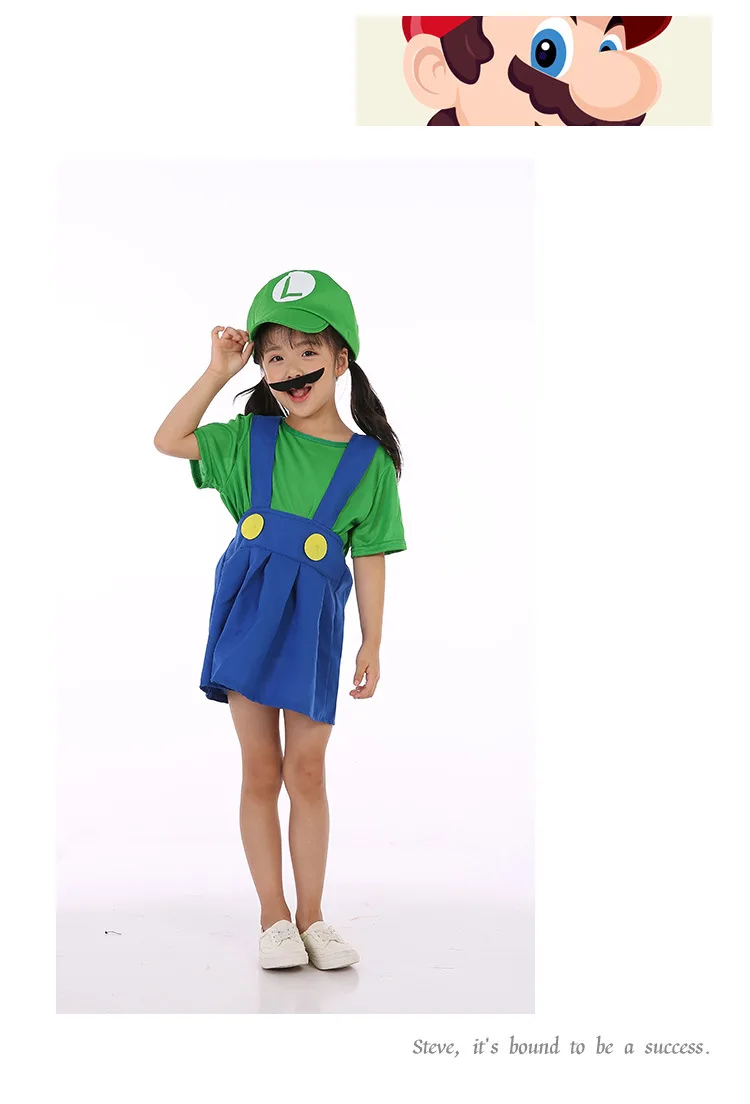 NFUHGOIDHGI Halloween Costume Cosplay Super Mario Game Children Adult Set Four Piece Party Performance Green -Zentai shop online H998724b910bd459ea7c1ce1fd20d1ca0Y.jpg
