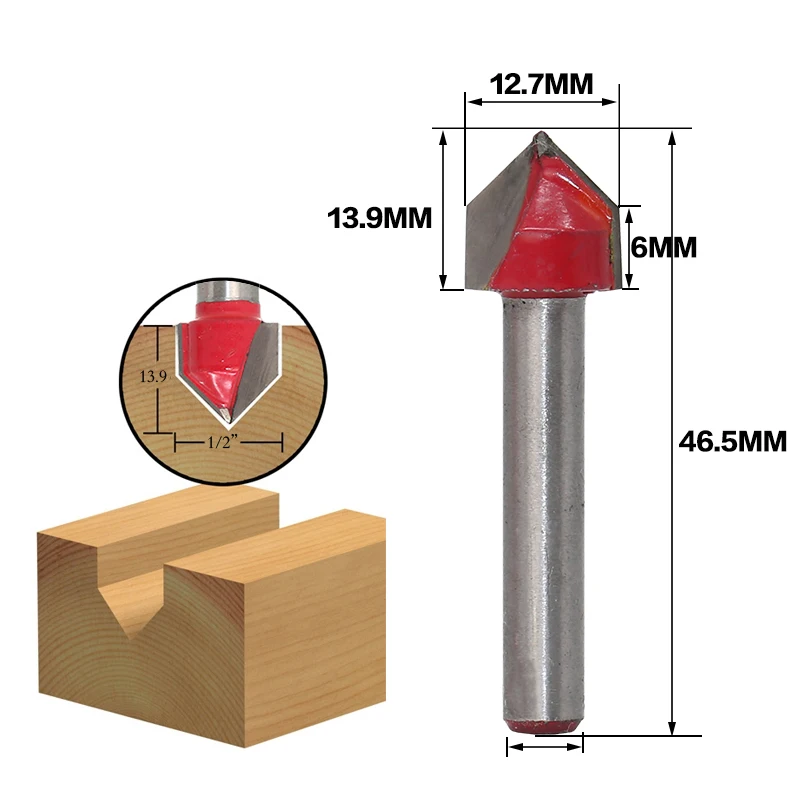 12 шт./компл. 1/4 хвостовик фрезы по дереву для создания выпуклой филенки деревянные Резак Карбид чубуком мельница Деревообработка