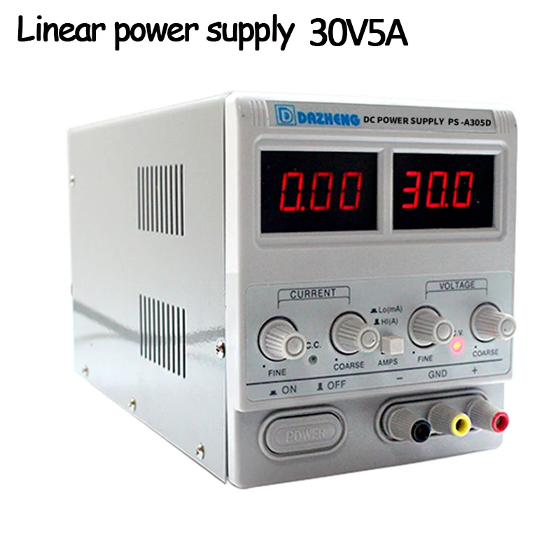 

PS-A305D Linear Adjustable Power Supply 30V 5A Power Supply Lab Power Supply with Regulator Send DHL / EMS Desktop Power Supply