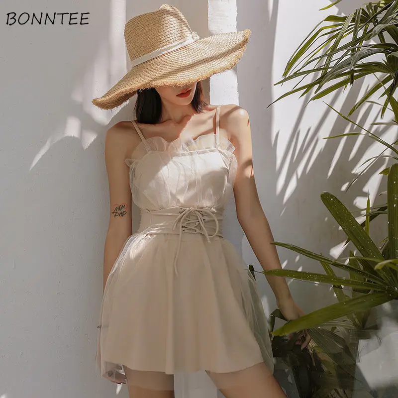 

Накидки женские летние сетчатые Купальники Пуш-Талия пуш-ап бандажные ретро сексуальные женские Феи свежий купальный бант Элегантные Женские Лидер продаж