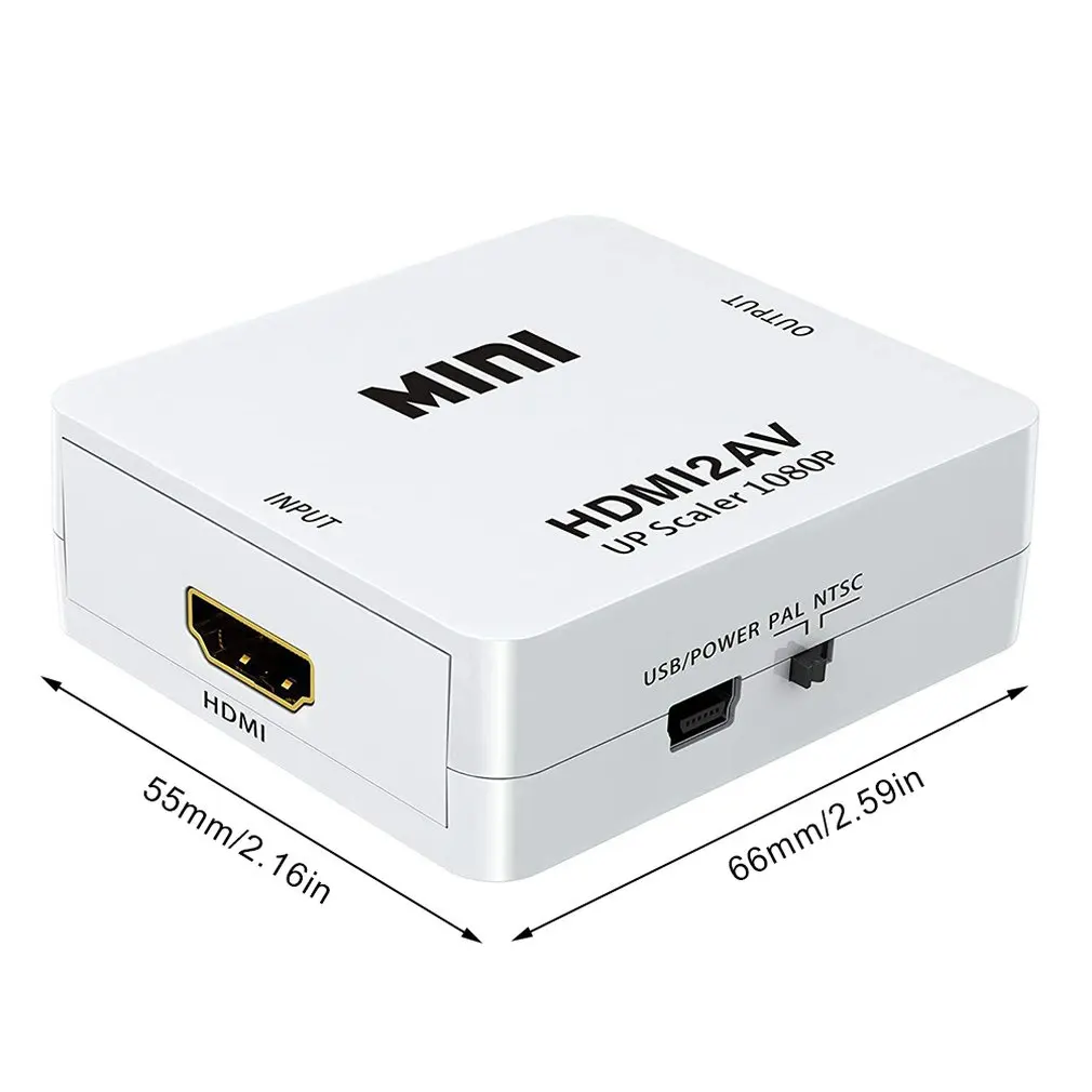 HDMI К AV/CVBA адаптер HDMI к RCA HDMI К AV поддерживает HD 1080P зарядный кабель адаптеры конвертер HDMI К AV RCA