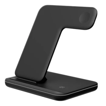 

Wireless Charger, 3 in 1 Qi-Certified 15W Fast Charging Station for Apple IWatch iPhone Samsung
