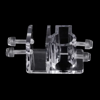 

Acrylic Aquarium Tank Water Tube Stand Clamp Tube Fixing Clip Transparent