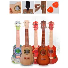 Подарок на год обучающая Гавайская гитара маленькая игрушка для детей 18*7*57,5 см абс пластик для начинающих Музыкальные инструменты красочные