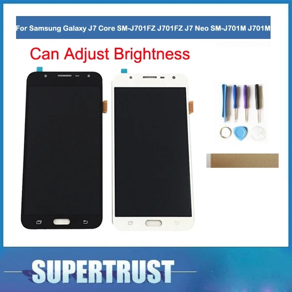Можно регулировать яркость для Samsung Galaxy J7 J701 Core SM-J701FZ Neo SM-J701M J701M ЖК-дисплей
