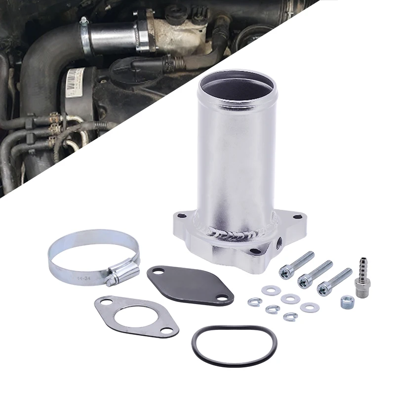 free shipping 57MM EGR Valve Replacement Pipe suit for aud1 seat Vvv 1.9 TDI 130/160 BHP 2.25&quot Diesel egr delete kits | Автомобили и