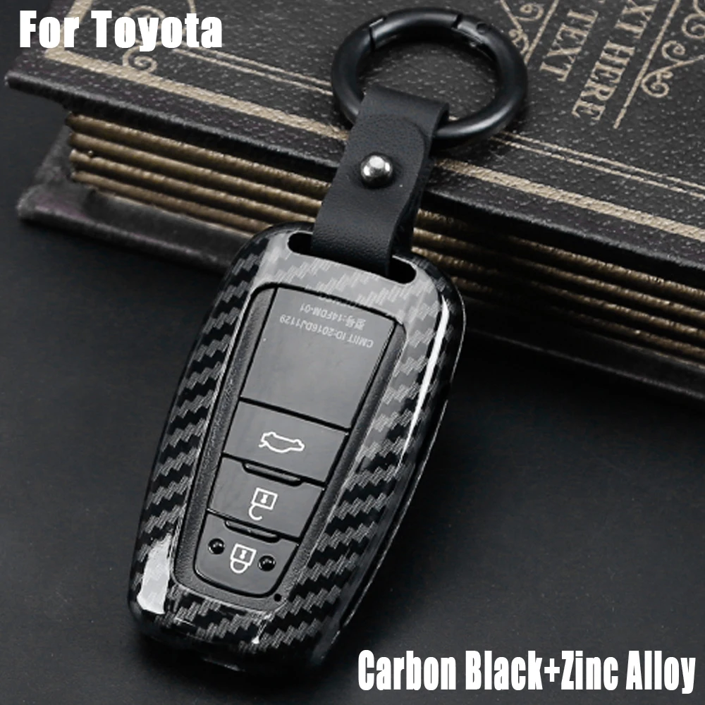 Для Toyota CHR Camry Prius Prado- Aygo RAV4 Corolla брелок 2/3 кнопки автомобильный чехол для ключей автомобильные аксессуары