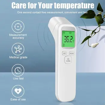 

Forehead Thermometer Infrared Electronic Thermometer Non-Contact Precision Probe Lcd Digital Large Screen