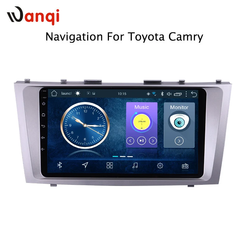 

wanqi 9 inch Android 8.1 full touch screen car multimedia system for Toyota Camry 2007-2011 car gps radio navigation
