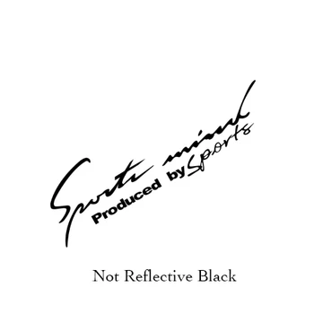 

NO.S193 Sports Car Hood Lamp Eyebrow Reflective Sticker English Alphabet Individual Waterproof Stickers Decals