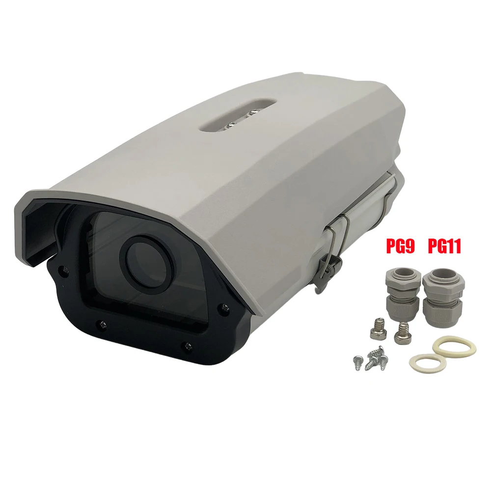 9 Inch Security CCTV Camera Housing 320x165x120mm Aluminum ABS Waterproof IP65 Outdoor Enclosure Casing for Surveillance Camera