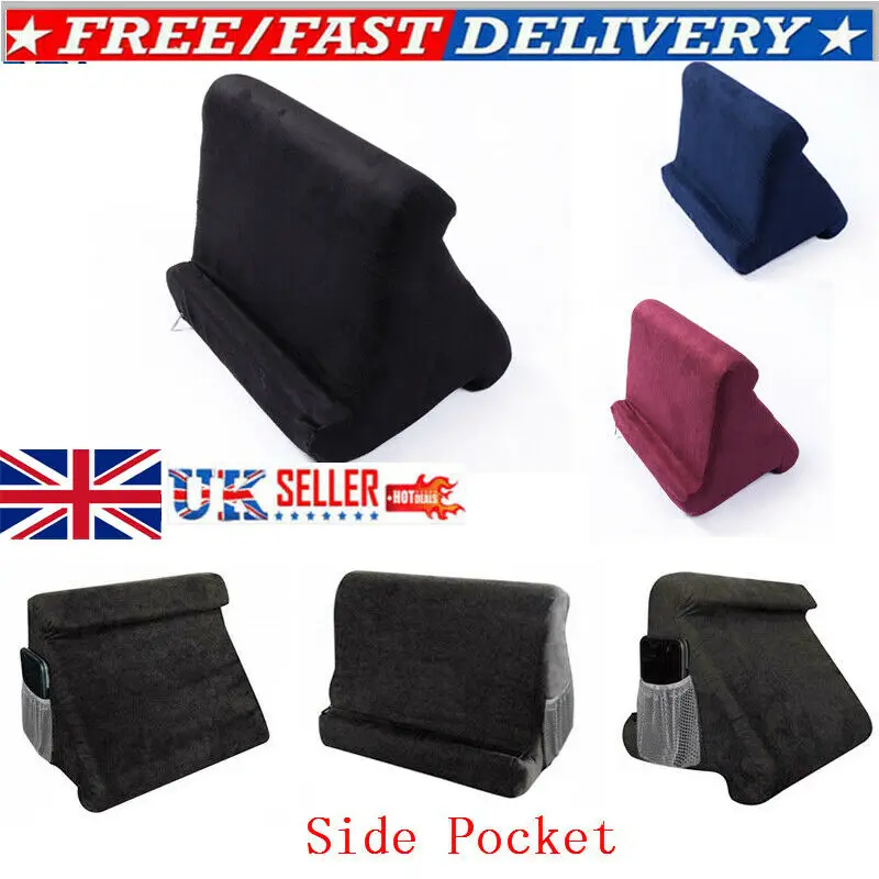 Multi-Angle Soft Pillow Lap Stand For IPad Tablet EReaders Book Magazine Holder