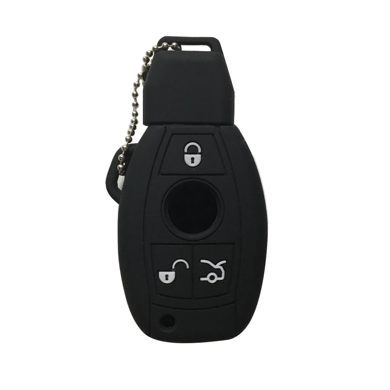 Key Fob Case for Mercedes Benz C Class W204 GLC 260 C200 CLA GLA 200 W203 W211 CLK C180 E200 AMG Cute Key Cover Key Case Car