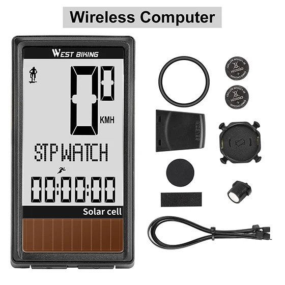 Ordinateur De VéloMultiFonction Vélo Compteur De Vitesse LCD