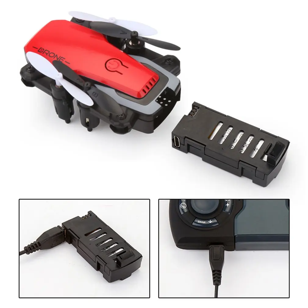 GW10 мини-Дрон 4CH g-сенсор широкоугольный объектив 0.3MP Wifi RC Дрон с режимом удержания высоты Безголовый складной Квадрокоптер с светодиодный