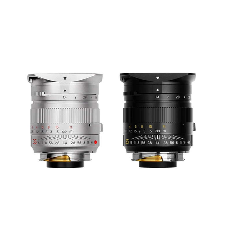 TTartisan 35 мм F1.4 Полнокадровый объектив с ручной фокусировкой большой диафрагмы для
