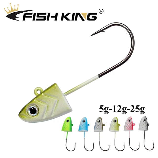 Silicone Jig Head Soft Lure Hooks, Silicone Fishhooks Jigs