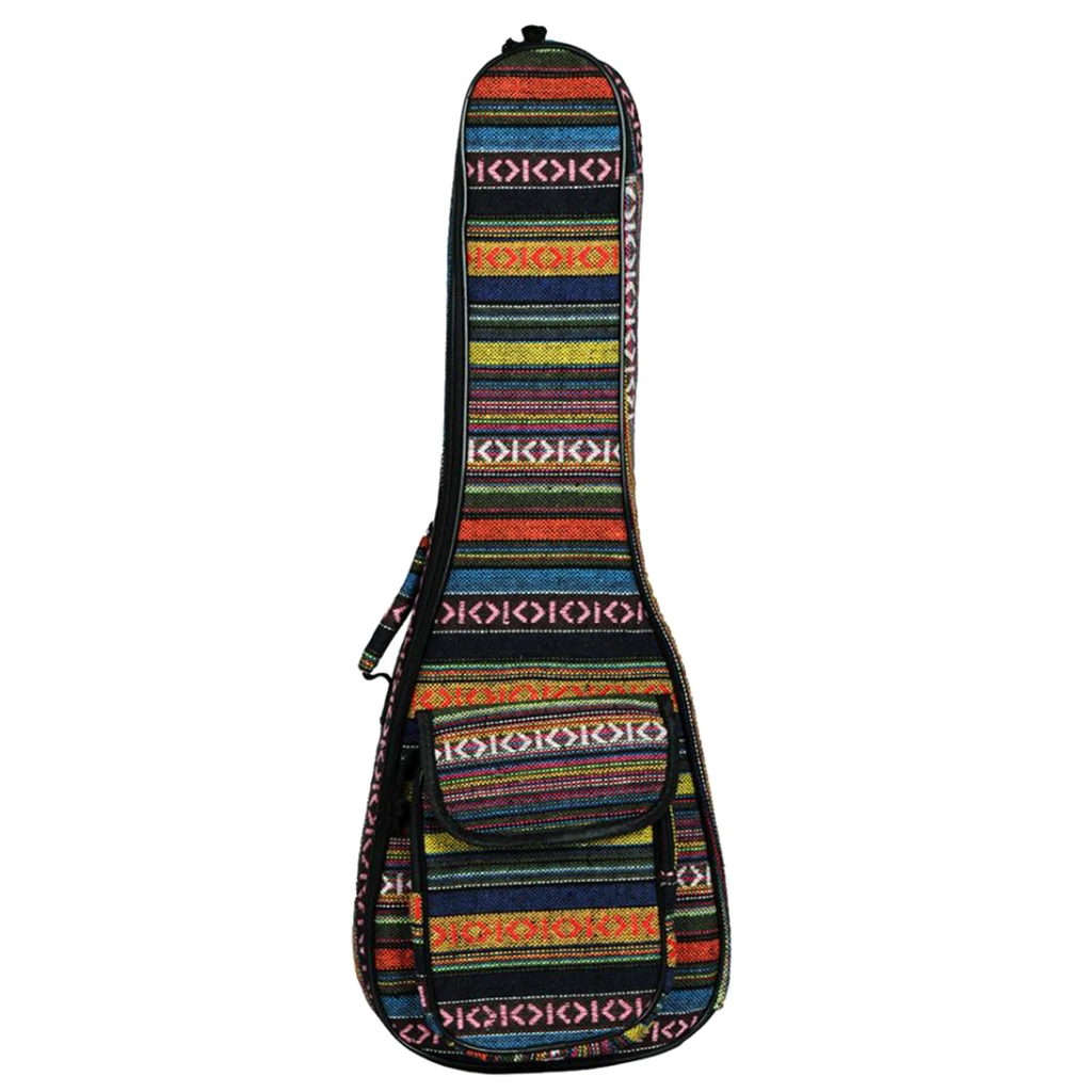 1x Ukulele Travel Bag Padded 23'' Carrying Backpack for Guitar Back Bag Case Guitar Parts & Accessories