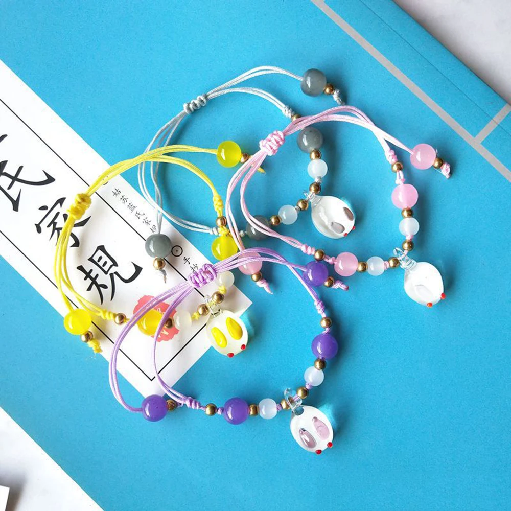 Mo Dao Zu Shi Handmade Beads Bracelet Jewelry Accessories Chen Qing Ling Bracelet Wei Wuxian Gold Beads Bracelets DIY Toys Hot