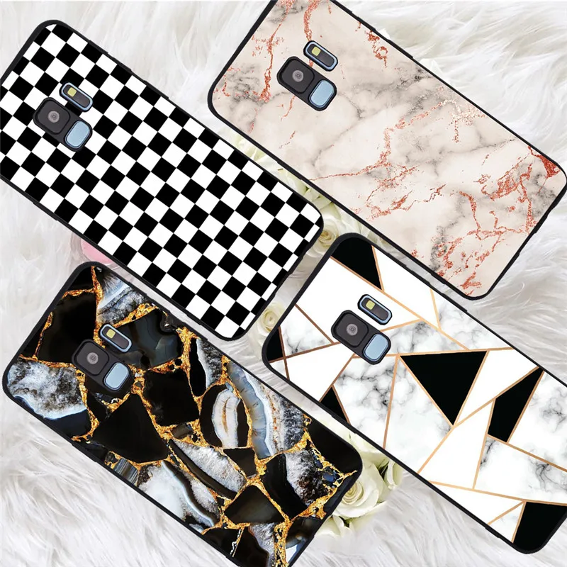 

Marble For Samsung Galaxy S6 S7 Edge S8 S9 S10 Plus Lite Note 8 9 10 A30 A40 A50 A60 A70 M10 M20 pro phone Case Cover funda capa
