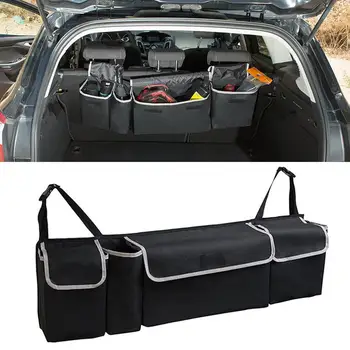 

Car Trunk Backseat Storage Bag Large Capacity Multi-use Oxford Cloth Organizer