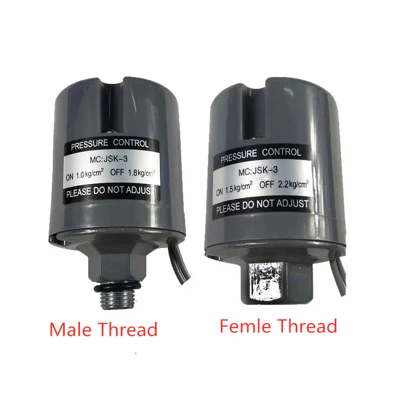 Regulador de presi�n de la bomba de agua mec�nica ajustable interruptor de presi�n autom�tico DN8 DN10 rosca hembra macho