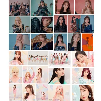 

14 Pcs/set IZONE New Album BLOOM*IZ Card Sticker Card Set Photo PVC Crystal Card For Bus Student Card
