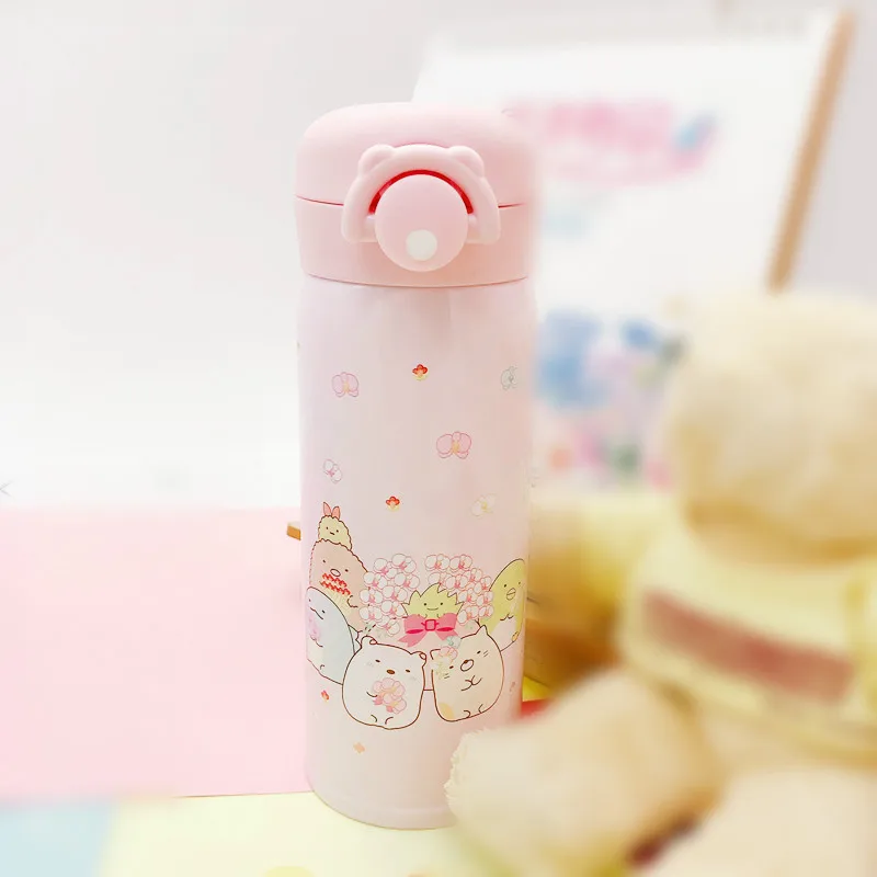 320 мл Sumikko Gurashi уголок био фигурка из нержавеющей стали портативный термос чашка