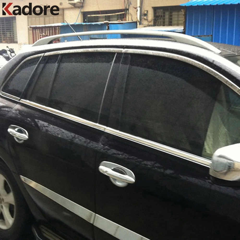 Для Renault Koleos 2008 2009 2010 2011 2012 Нержавеющая сталь хромовое оконное формовочное