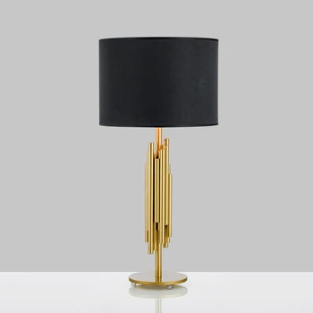 

Nordic Light Luxury Led Desk Lamp American Living Room Table Lights Desk Lights Brushed Titanium Gold Desk Lamp Kitchen Fixtures