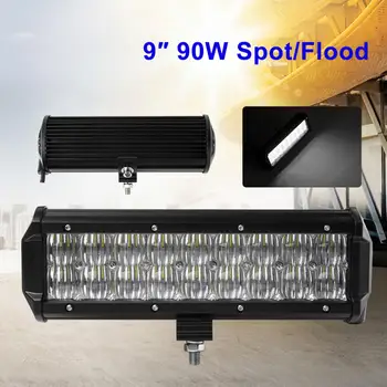 

9 inch 90W 5D Lens Car LED Work Light Bar Spot Flood Beam Off road Worklight Work Lamp for Auto Vehicle Boat SUV ATV 4WD