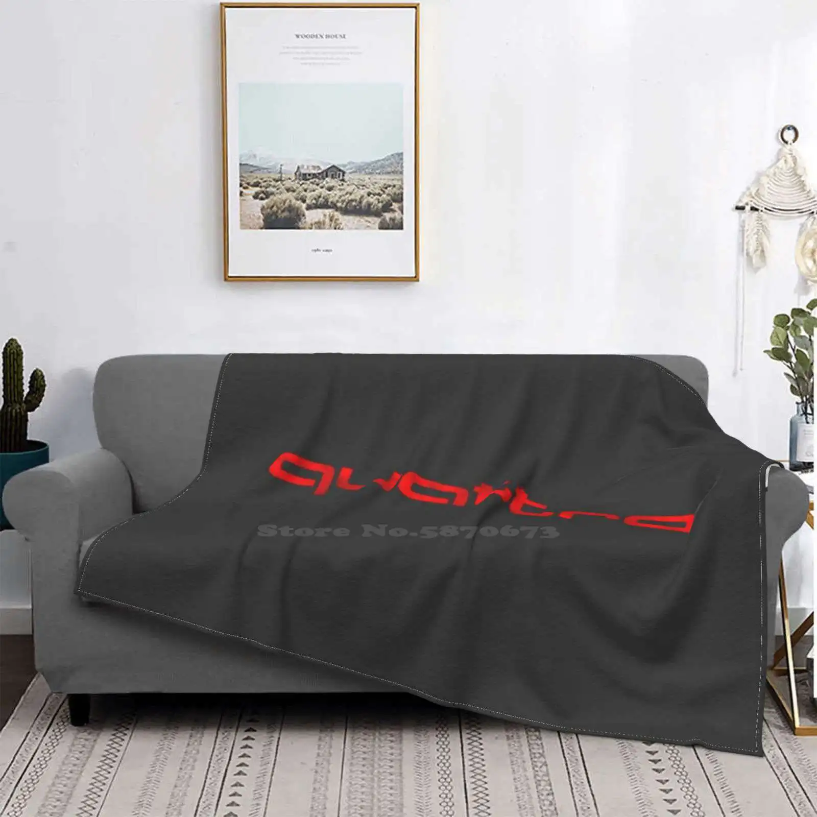 Retro Red Logo Distressed Emblem Divano Letto Confortevole Di Alta Qualità Coperta Morbida Bbs Rs Motorsport Retro Automotive Race Funny