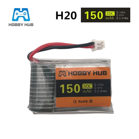 Hobby Hub 1pcs 37V 150mah 30C For H20 H36 F36 H8 Mini H36 H48 F36 RC Quadcopter Halicopters battery 37v Lipo Hobby Hub 1pcs 37V 150mah 30C For H20 H36 F36 H8 Mini H36 H48 F36 RC Quadcopter Halicopters battery 37v Lipo