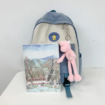 

New Style GIRL'S School Bag Junior High School STUDENT'S Large-capacity Backpack High School College Student Backpack Little Dai