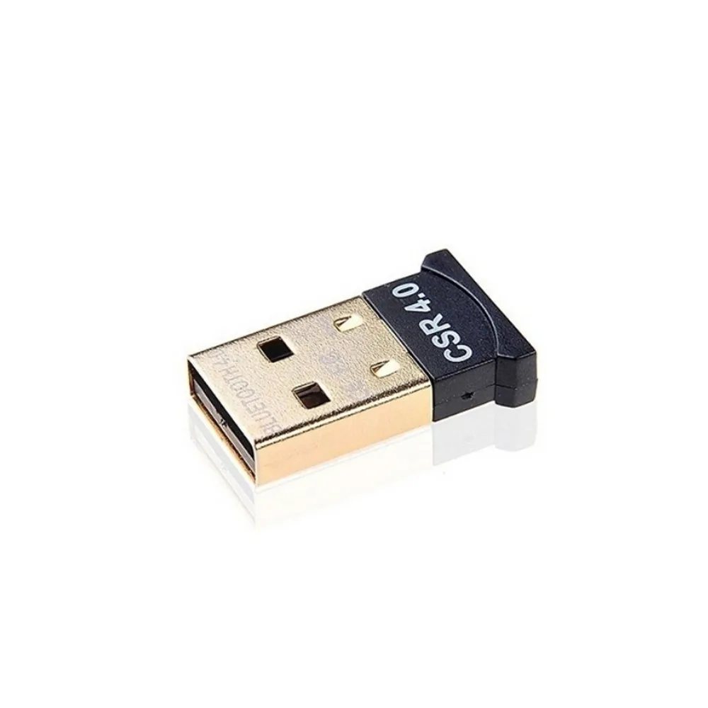 Мини USB BT 4,0 приемник беспроводной адаптер передатчик для стерео музыкальная клавиатура мышь гарнитура - Цвет: Черный