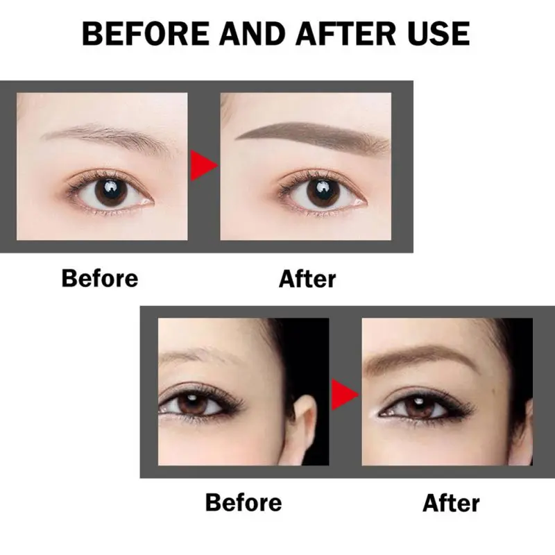 Девушка ленивый молочница печать без цветения брови молочница для бровей порошок для бровей слово молочница печать