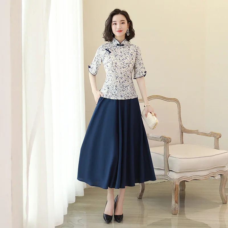 Винтажное женское платье большого размера 3XL из хлопка и льна Qipao, длинное летнее Новое китайское платье Cheongsam, Повседневное платье в китайском стиле Vestidos