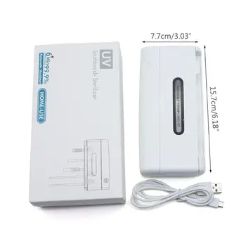 

X12 Wall-mounted UV Toothbrush Sterilizer Holder Ultraviolet Disinfection Box