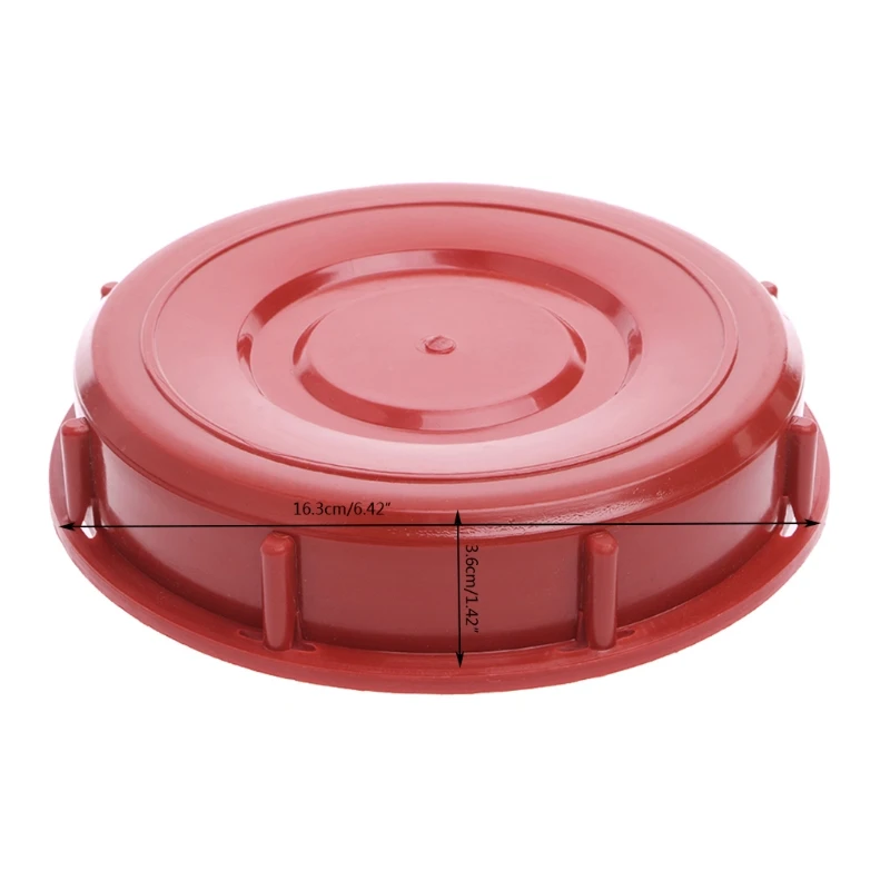 Красный 275-330 галлон IBC Tote Крышка бака Крышка 163 мм для Schutz Mauser 72XF - Цвет: Красный
