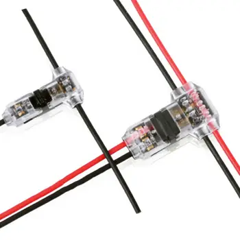 

5PCS H/T type 1pin/2pin Scotch Lock Quick Splice 24-18AWG Electrical Wire Connector Cable Terminals led Wire Set Tools