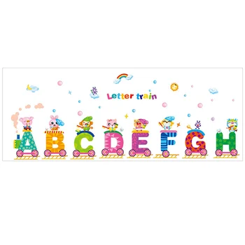 

2 Sets Creative Crafted Adorable Decorative Sticker Decorative Stickers Early Learning Toy Alphabet Sticker