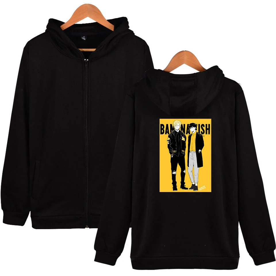 

New Banana Fish Anime Hoodie Men/Women Popular Fashion Harajuku Cosplay Hoodies Sweatshirt Streetwear Clothes