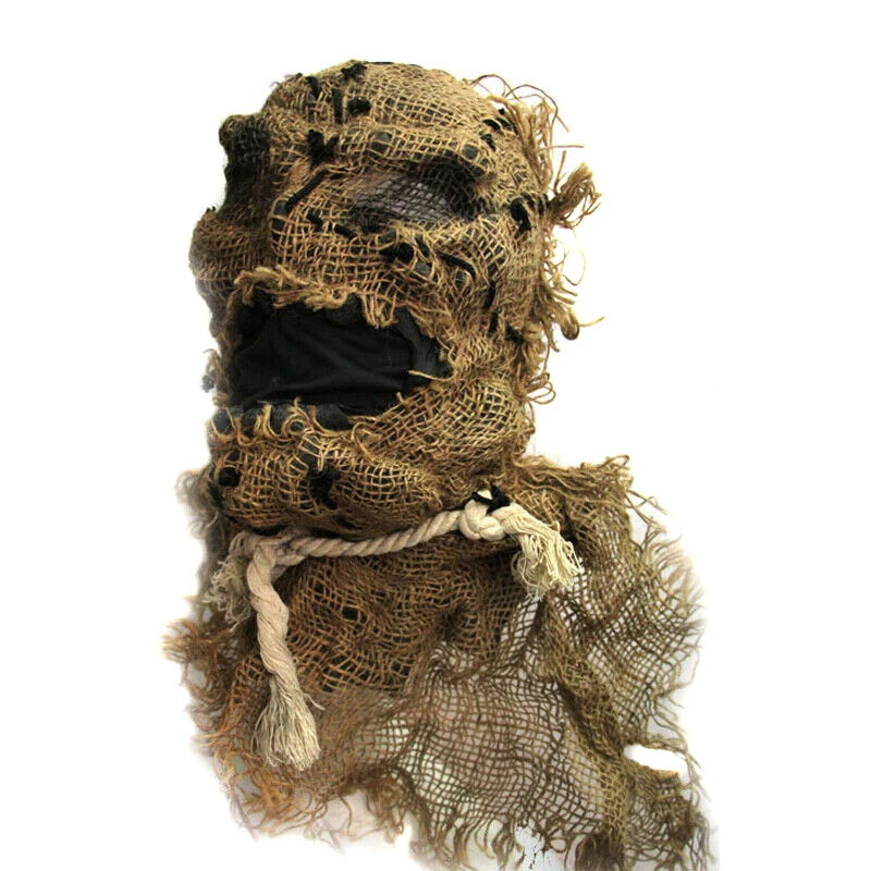 

NEW Horror Adult Scarecrow Mask Creepy Burlap Costume Fancy for Halloween Party