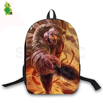 

Hellboy Superhero Printed School Bag for Teenage Girls Boys Daily Backpack Women Men Casual Rucksack Travel Shoulder Bags