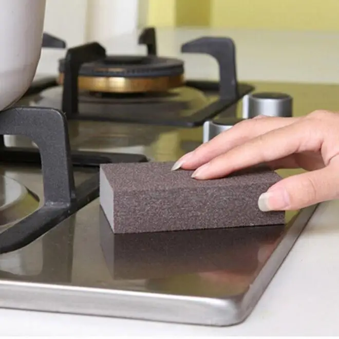 

Kitchen Home Removing Cleaner Carborundum Magic Sponge Brush Kitchen Cleaning Washing Tool Removing Cleaner Hot Sale