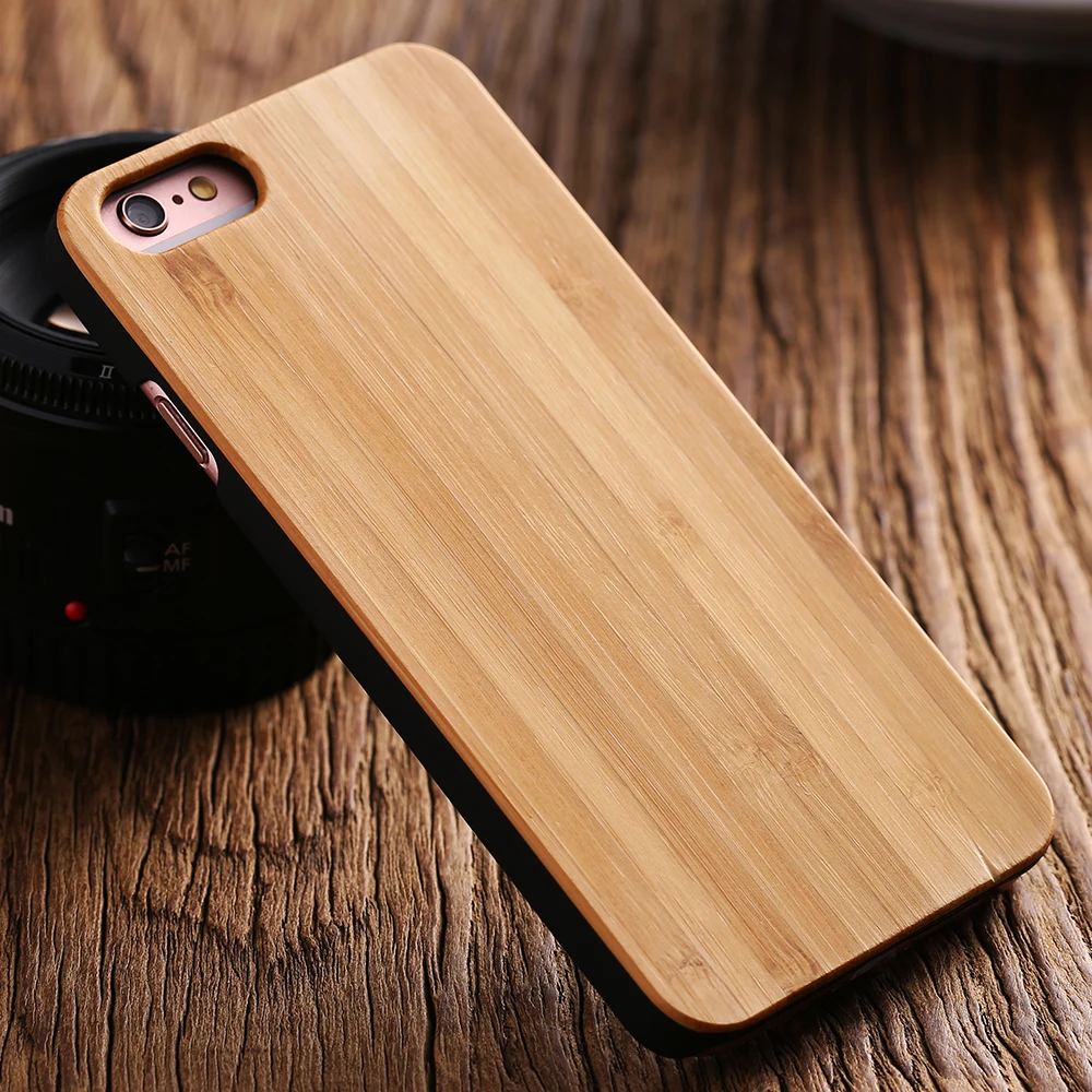 Bamboo FLOVEME настоящий Деревянный чехол s для iPhone 11 Pro Max 7 XR XS MAX натуральный бамбук деревянный ящик для iPhone X XS 5 5S SE 6 6S 7 8 Plus - Цвет: Bamboo